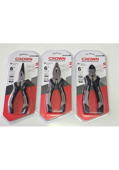 Crown Profesyonel Pense Yankeski Kargaburun Set 160 Mm