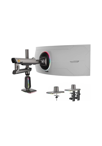 Nb F7-gaming, 32-60inch Rgb Aydınlatma Profesyonel Oyuncu Monitör Standı