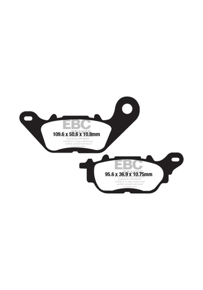 Ebc Fa662v Yamaha Mt25 / R25 15-21 Arka Yarı Sinter Fren Balatası
