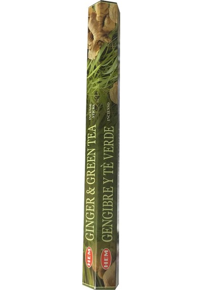 Hem Tütsü Ginger & Green Tea 20 Çubuk