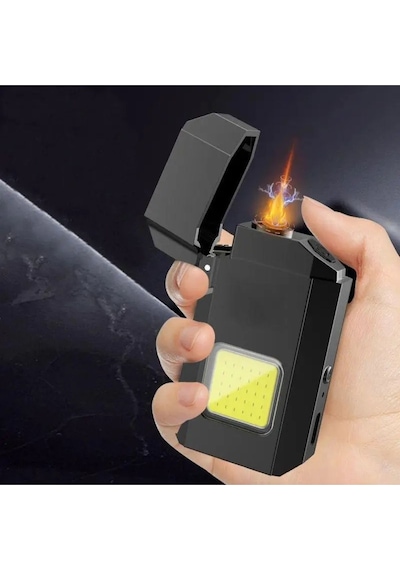 El Feneri Çakmaklı Cep Feneri Usb Şarjlı Anahtarlık Küçük Fener Güçlü Işık Karışık