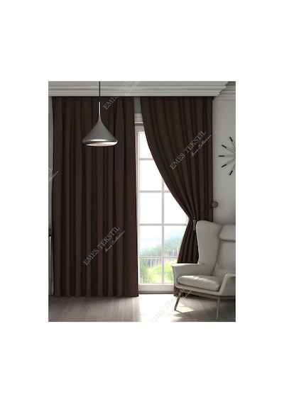 Perdependik Lüks,acı Koyu Kahverengi Blackout Kalın Karartma Güneşlik Perde En X Boy Tek Kanat Kahverengi Perdependik Lüks,acı Koyu Kahverengi Blackout Kalın Karartma Güneşlik Perde En X Boy Tek Kanat Kahverengi