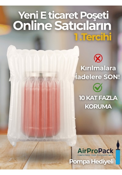 30x30 Cm 100 Adet Sütunlu Koruyucu Havalı Kargo Poşeti Airbag/airbed/şişirilebilir Ambalaj