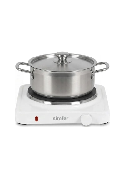 Simfer HP1500W Beyaz Hot Plate Tek Gözü Elektrikli Ocak