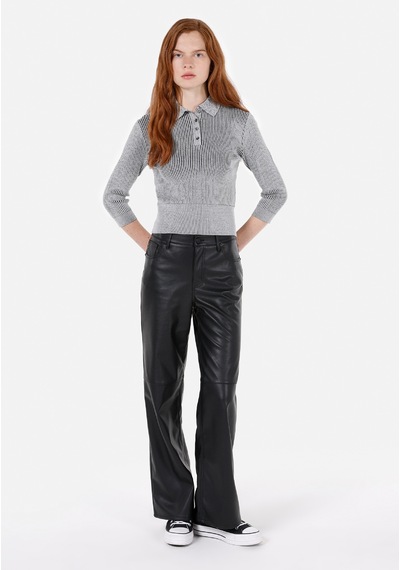 Colin's Colins Siyah Kadın Kazak Cl1072538 Q1.v2 Blk Siyah