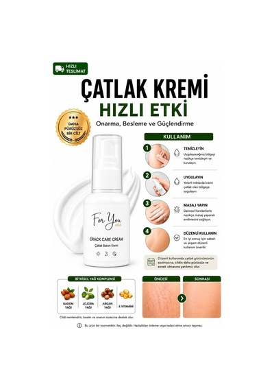 Çatlak Önleyici Bakım Krem- Hamilelik & Doğum Sonrası Çatlak Bakım Kremi
