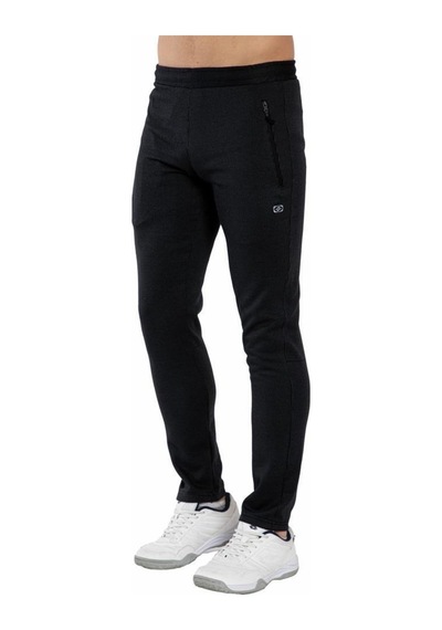 Crozwise 2182-10 Siyah Drops Dar Paça Erkek Spor Pantolon Siyah