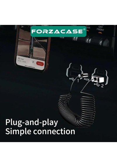 Tr Bluetooth 5.0 Fm Transmitter Aux Usb Girişli 1 Metre - Fc828