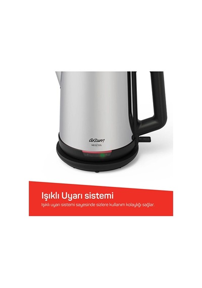 2 Adet Arzum Neosteel Çay Makinesi Ar 3158