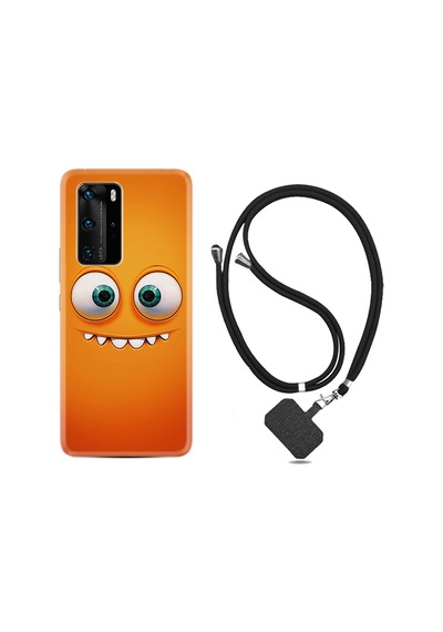 Huawei P40 Pro Kılıf Boyun Askılı Dişlek 1615