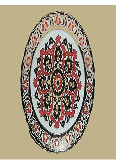 Porselen 17 Cm Duvar Tabağı Açık