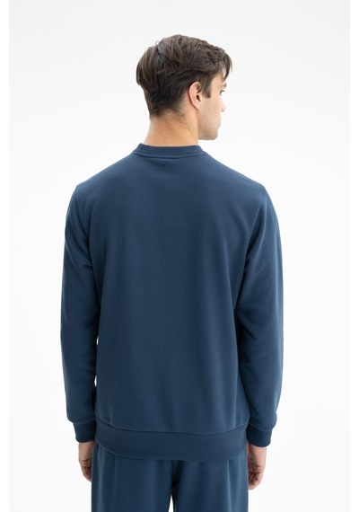 AR-MA Arma Erkek Yazı Baskılı Regular Fit Şardonsuz 3 İplik Bisiklet Yaka Sweatshirt 001