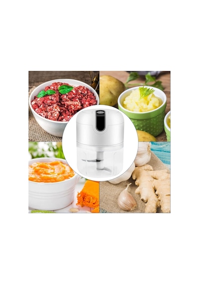 Rondo Doğrayıcı 250 Ml Taşınabilir Usb Şarjlı Pratik El Rondo Blender Yeni Nesil - Lisinya