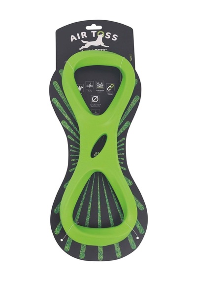 M-pets Aır Toss Twist Dayanıklı Suda Yüzen Köpek Oyuncağı Green