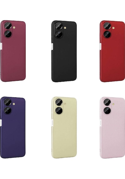 Poco C65 Kılıf Pak Premier Silikon Kapak-kırmızı