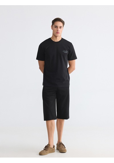 Lcwaıkıkı Classic Siyah Regular Fit Erkek Roller Şort