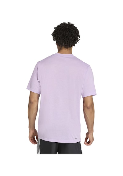 Adidas Train Essentials Feelready Erkek Mor Antrenman T-shirt Jw7445 Pembe
