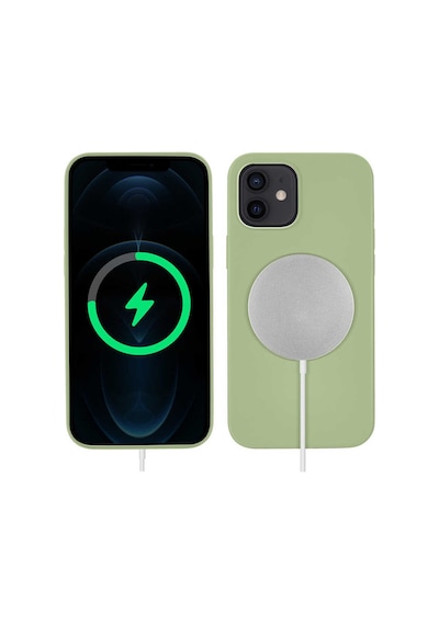 Apple Uyumlu iPhone 12 Kılıf Zore Silksafe Wireless Kılıf