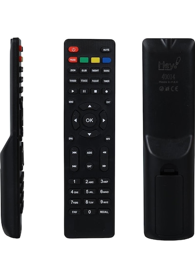 Mersat Star - Yumatu Hd - Citybox Hd - Mersat Marginal Uydu Kumandası Pause Tuşu Kırmızı