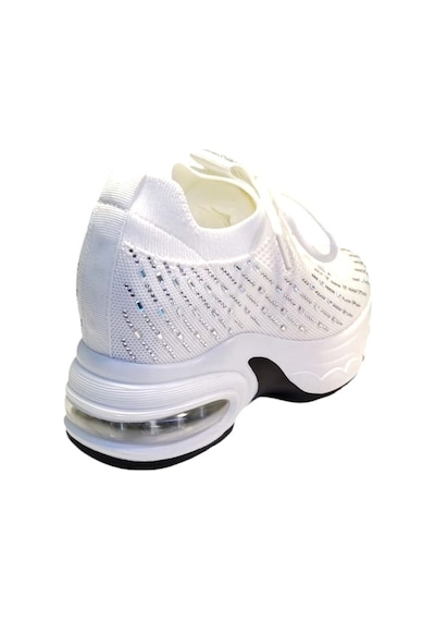 Guja 25y300-20 Kadın Taşlı Gizli Ökçeli Sneaker Ayakkabı Beyaz Beyaz