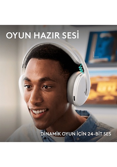 Logıtech G325 Lightspeed Bluetooth 5.2 Kulak Üstü Oyuncu Kulaklığı