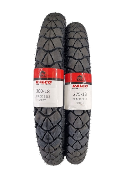 Cg Motor Kışlık Desen Lastik 300-18 Ve 275-18 Tt Tubetype - İç Lastikli Tip Takım
