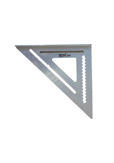Rox Wood 0100 Alüminyum Üçgen Marangoz Gönye 12 inç