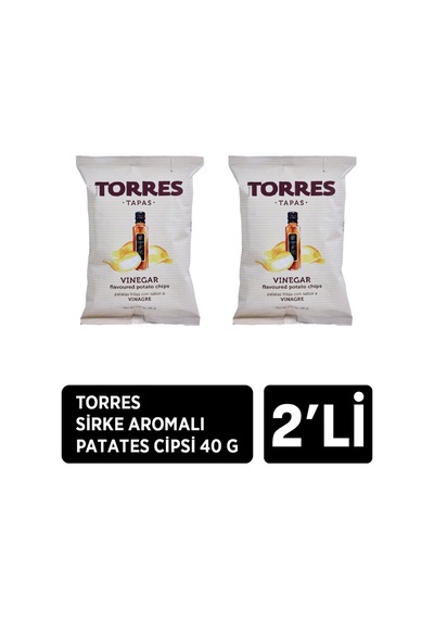 4 Adet Torres Sirke Aromalı Patates Cipsi 2 X 40 G