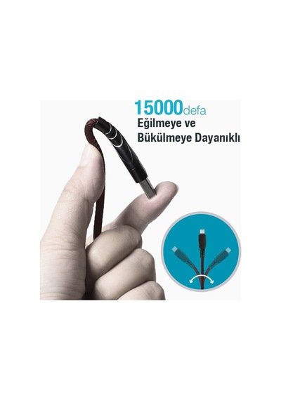 Ally Qc3.0 Usb To Type-c Hızlı Şarj Kablosu