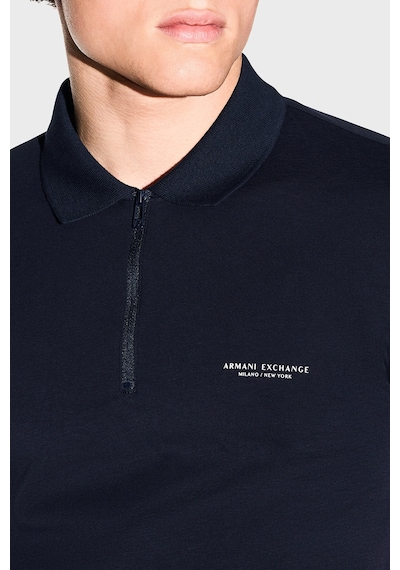 Armani Exchange Logolu Pamuklu Yarım Fermuarlı Polo Erkek Polo Xm003422 Af26650 Ub101 Lacivert Armani Exchange Logolu Pamuklu Yarım Fermuarlı Polo Erkek Polo Xm003422 Af26650 Ub101 Lacivert