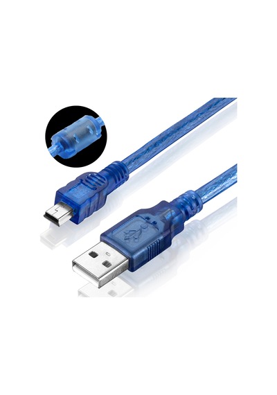 Mini Usb 5 Pin Fitreli V3 Şarj Data Kablosu - 1.5 Metre