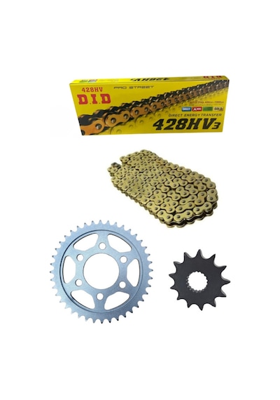 Rks Srk 125-r Ön-arka Zincir Dişli Seti Oringli Gold 14t-43t