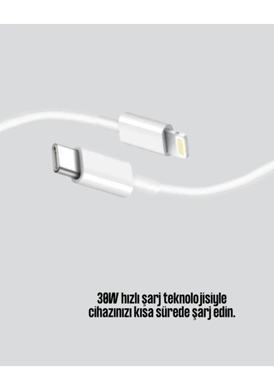 Astraltech 30w Type-c Lightning Hızlı Şarj Kablosu 1.2m