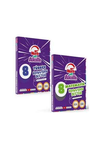 Tammat Yayınları Lgs 8. Sınıf Hızlı Ve Akıllı Tam Set Konuşan Defter 6 Kitap