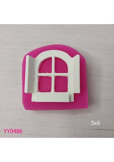Yy0486 Minyatür Kapakları Açık Pencere Silikon Kalıp