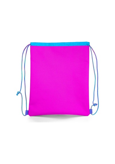 Coral High Kids Pembe Köpek Desenli İpli Büzgülü Sırt Çantası 12645 Lila