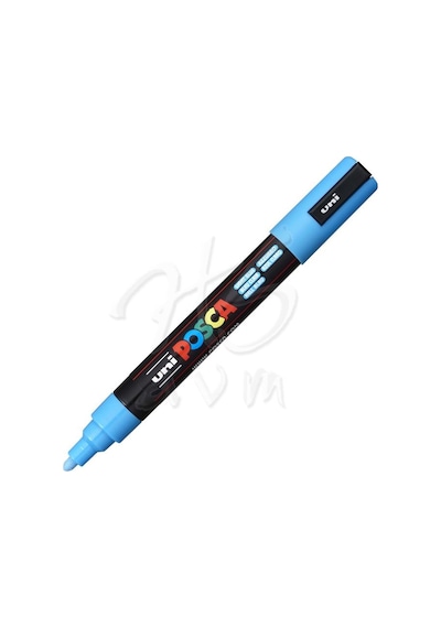 Uni Posca Marker Pc-5M 1.8-2.5 Mm Light Blue
