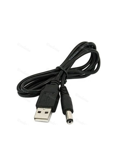 Usb To Dc 5.5 2.1Mm 4463A Power Kalın Güç Çevirici Adaptör Kablo
