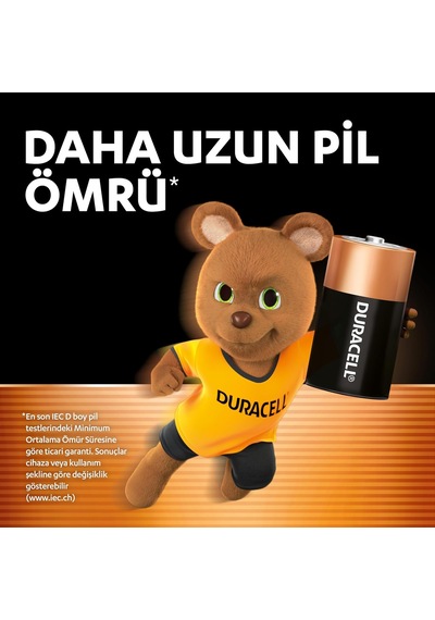 Basıc Alkalin D Pil 2 Li Paket