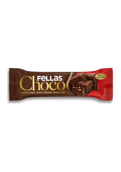 Çikolata Kaplı Meyve Bar Double Kakao 35gr