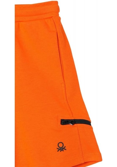 United Colors Of Benetton Bnt-b21354 Benetton Şort Turuncu