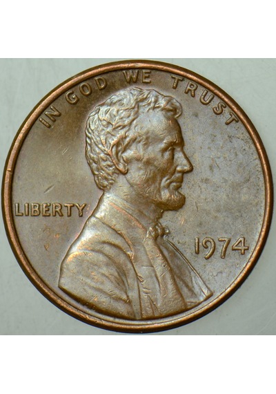 Amerika 1 Cent 1974 Lıncoln Memorıal.