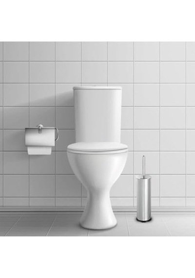 Metal Wc Fırçası, Krom Tuvalet Temizleme Fırçası, Paslanmaz Çelik Saplı, Dayanıklı Ve Hijyenik Banyo Aksesuar Diğer