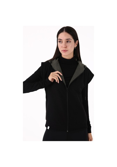 Scorp Impact Reversible Kadın Çift Taraflı Yelek Haki Standart Çok Renkli