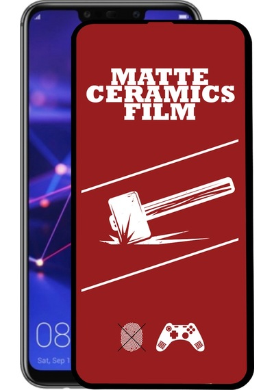 Huawei Mate 20 Lite ile Uyumlu Tam Kaplayan Mat Seramik Nano Esnek Ekran Koruyucu