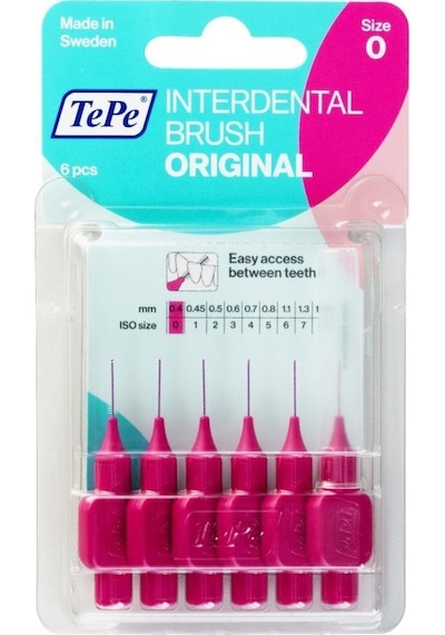 Tepe Interdental Arayüz Fırçası 6'lı 0.4 MM