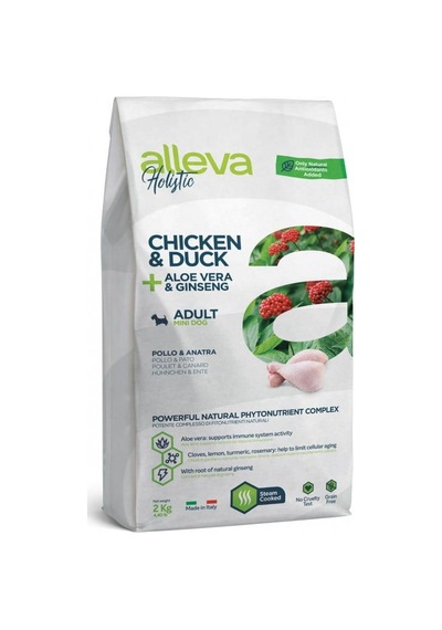 Alleva Holistic Tavuk ve Ördekli Mini Yetişkin Köpek Maması 12 KG