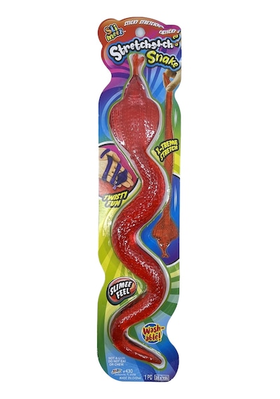 Esnek Dev Sürüngenler 30 Cm - Kırmızı Yılan