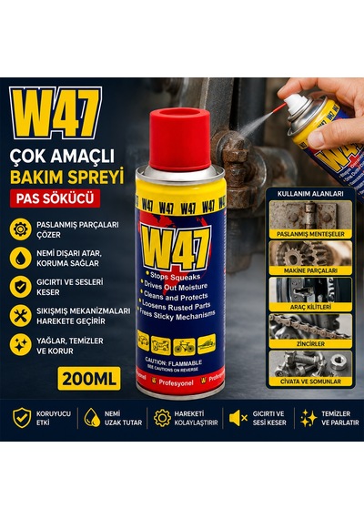 Çok Amaçlı Bakım Spreyi - Pas Sökücü