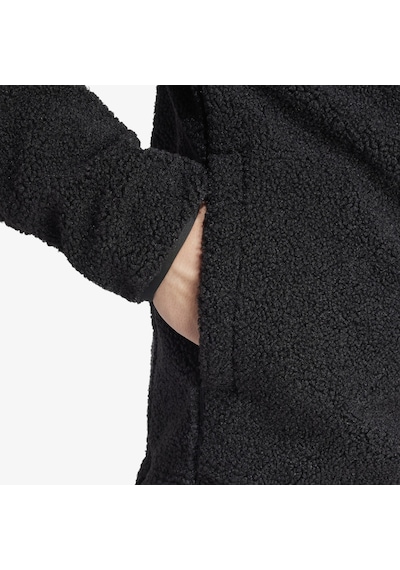 Adidas Terrex Xploric High Pile Fleece Pullover Erkek Siyah Yürüyüş Polar Iw0231